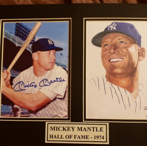 Autograph Mickey Mantle photos - Picture 2 of 4